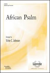 African Psalm SAB choral sheet music cover Thumbnail
